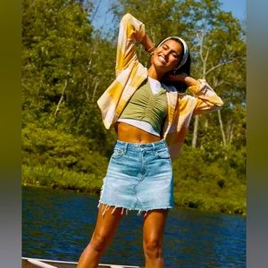 American Eagle Outfitters Skirts Super Hirise Jeans Skirt